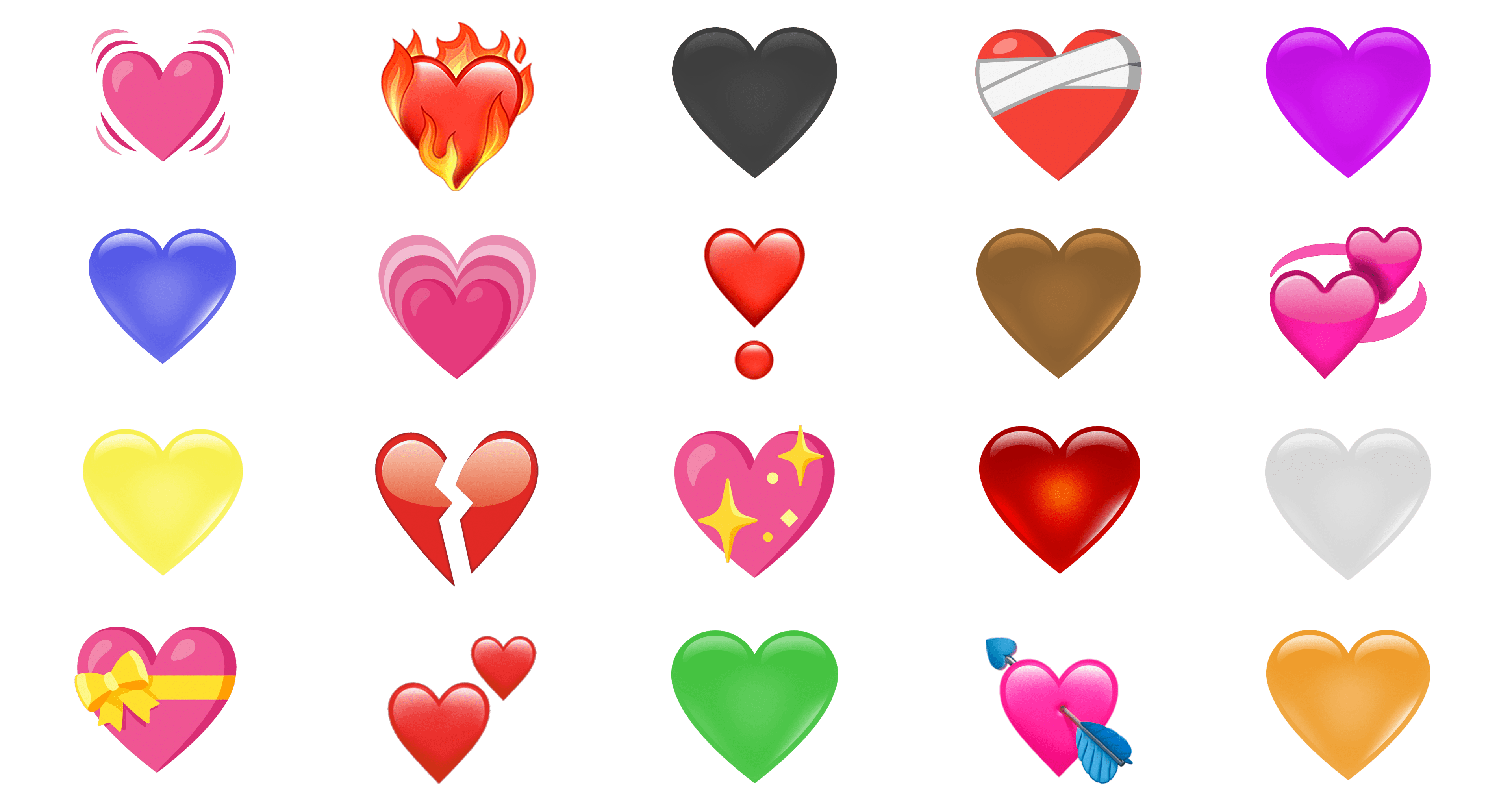 Heart symbols copy paste collection