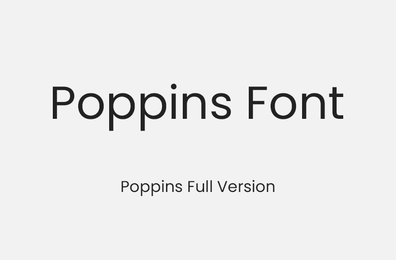 Poppins Font - Free Download & Complete Usage Guide