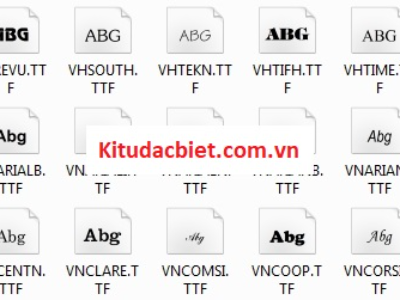 Download Font VnTime, tải Font VNI, Font TCVN3, Font Unicode - bộ font chữ tiếng Việt cho máy tính