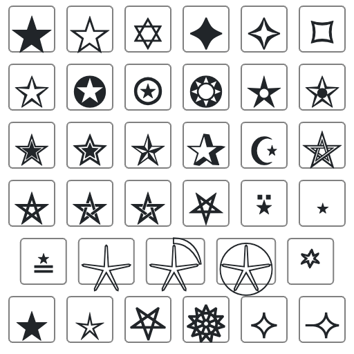 Star Symbols ★ ☆ ✦ - Meaning & Copy Paste Guide